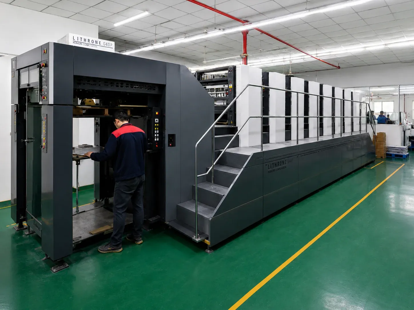 Printing production for custom paper boxes and retail packaging