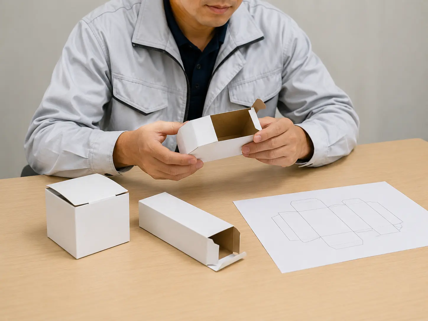 Custom packaging sample approval before mass production