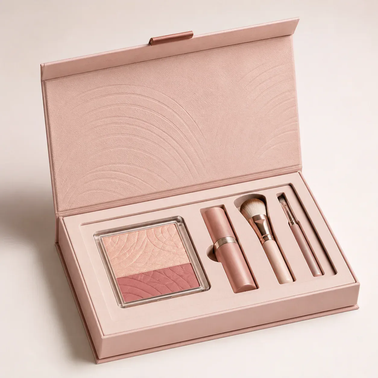 Makeup packaging boxes for palettes lipsticks and compacts