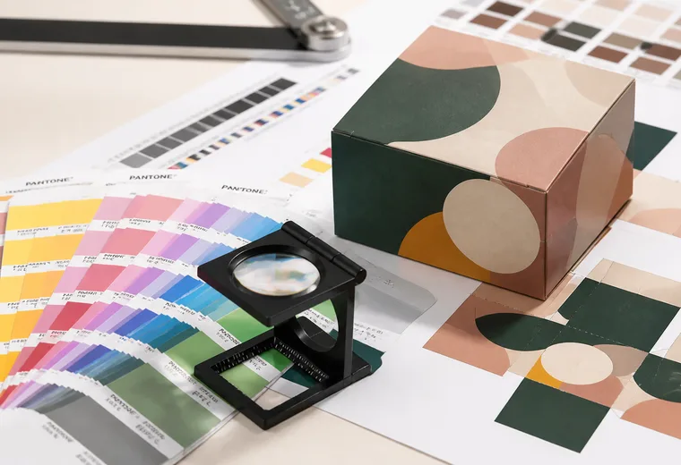 Print accuracy inspection for packaging color matching and graphic clarity.