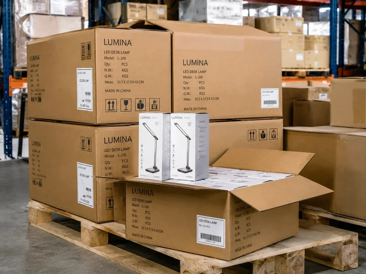 Wholesale and export packaging for e-commerce products.