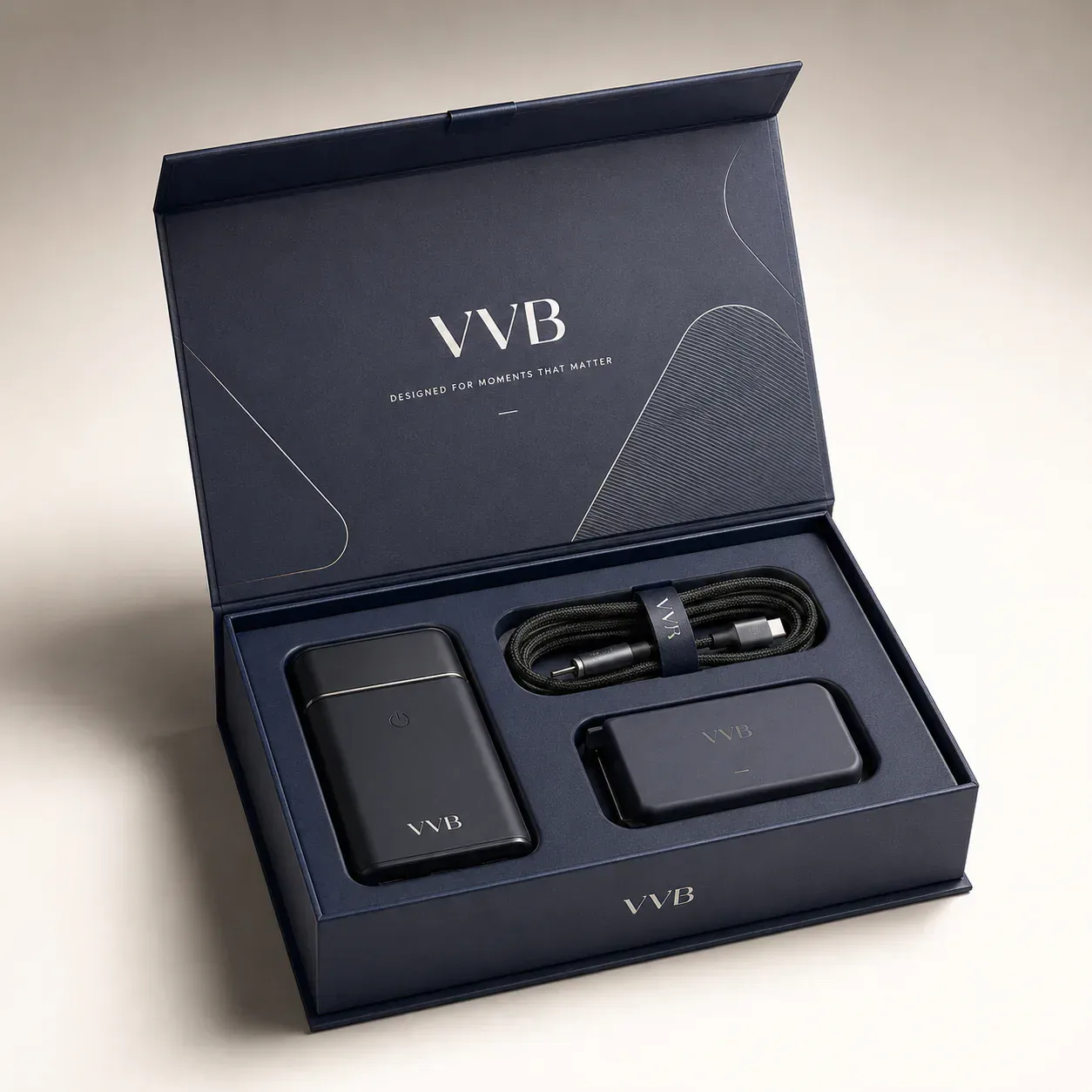 Electronics gift and product launch packaging