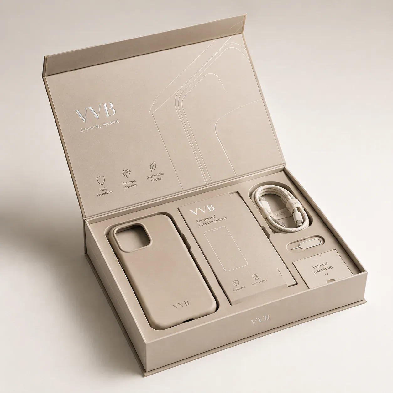 Phone and mobile accessory packaging boxes