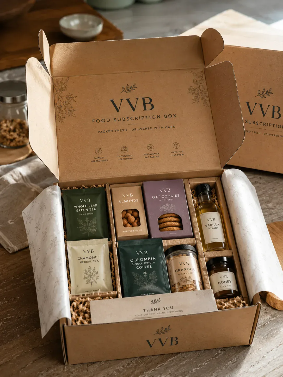 Food mailer packaging for online fulfillment and subscription programs.