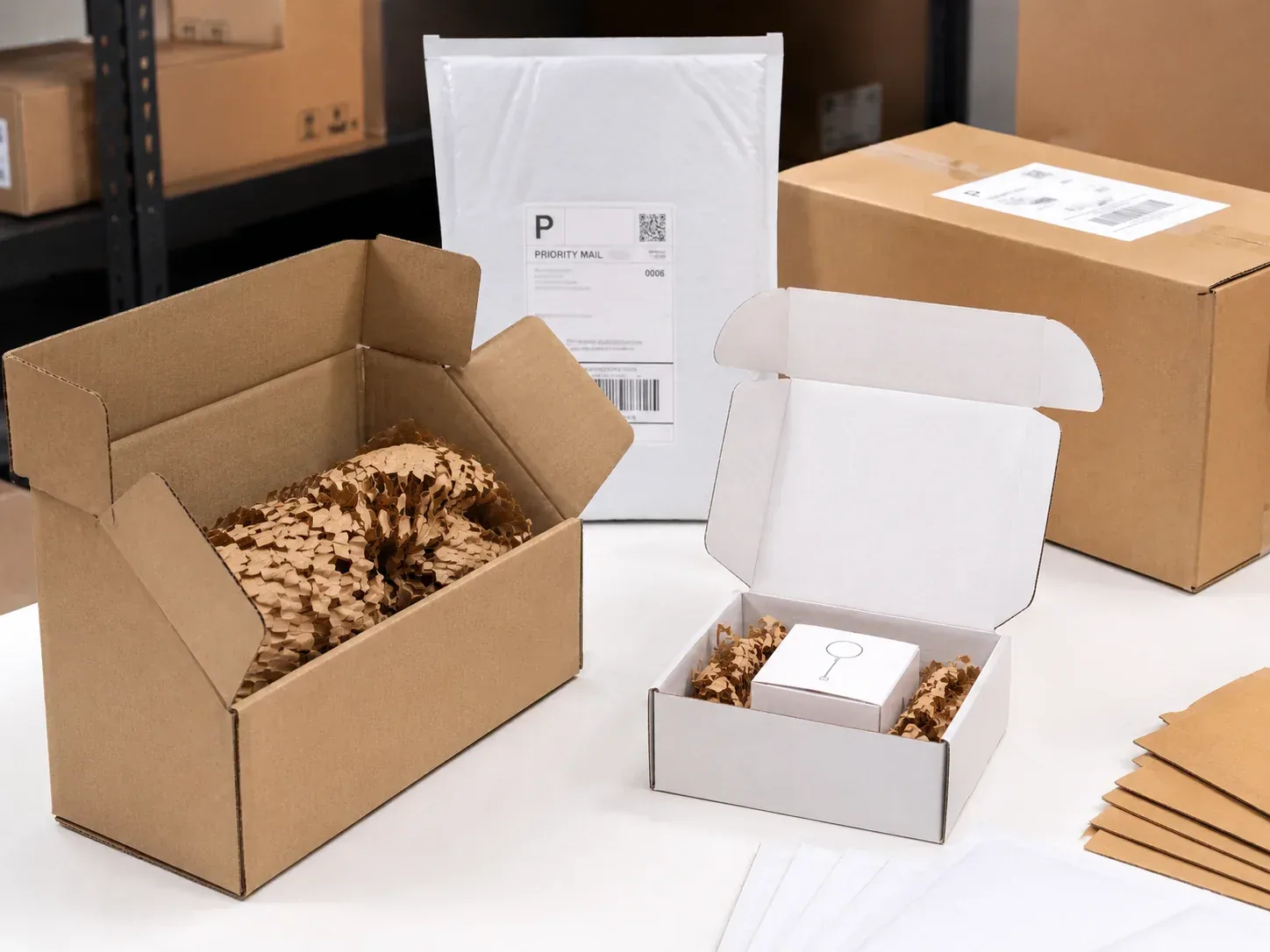Ecommerce mailer and shipping packaging