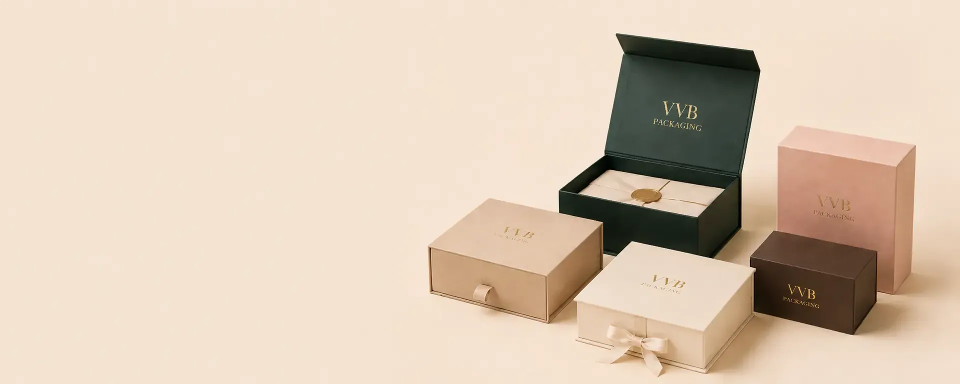 Custom rigid boxes and premium paper packaging samples
