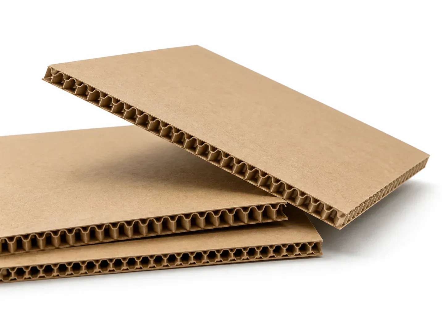 Honeycomb Paperboard paper packaging material sample