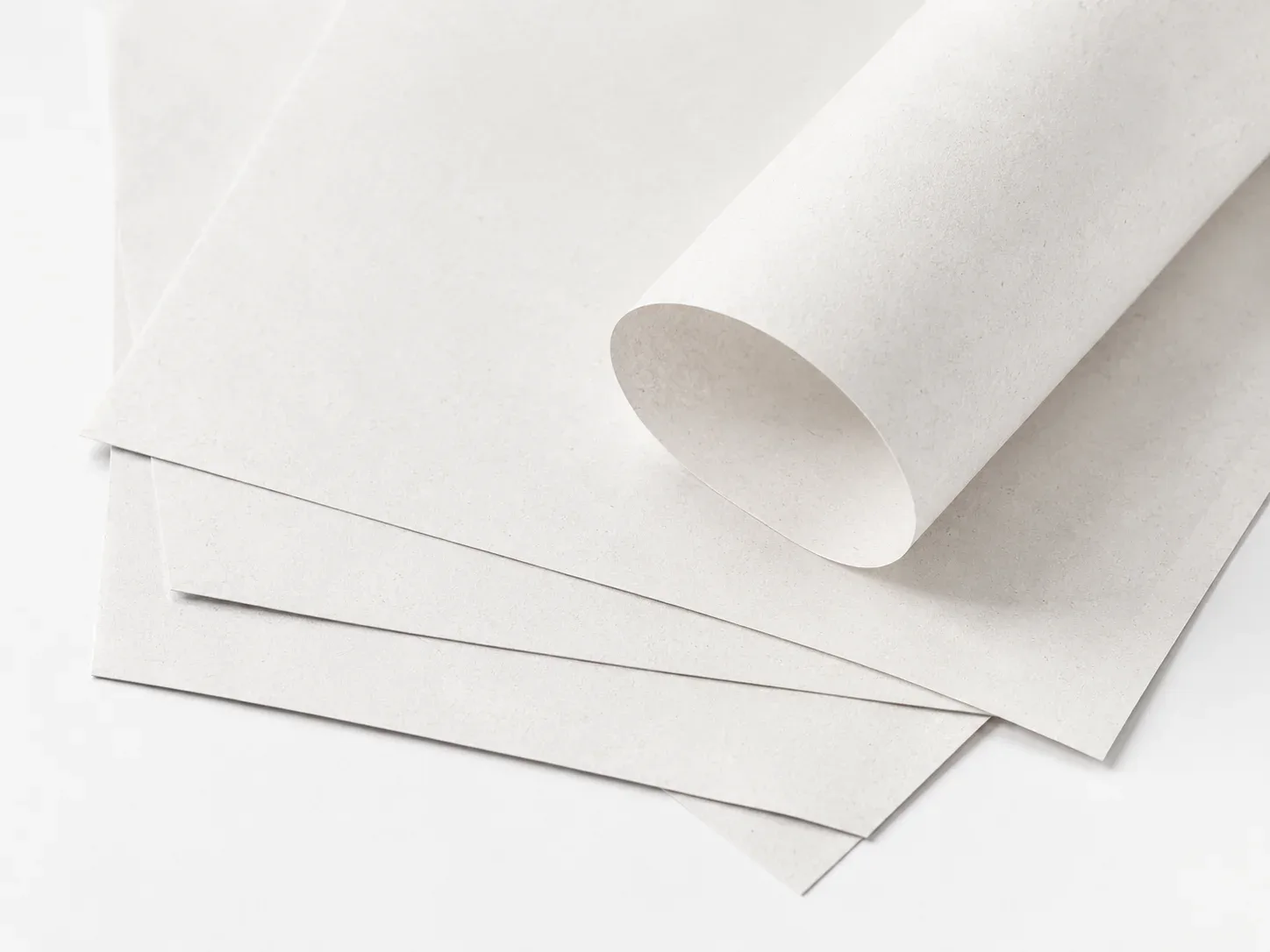 White Kraft Paper Wrap paper packaging material sample
