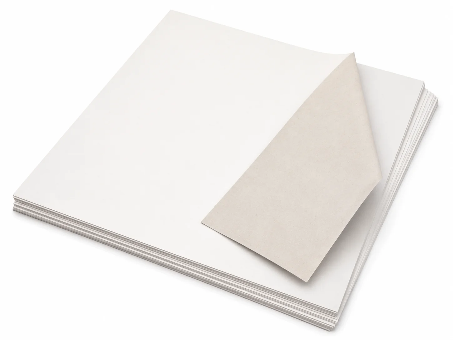 Laminated Greyboard paper packaging material sample