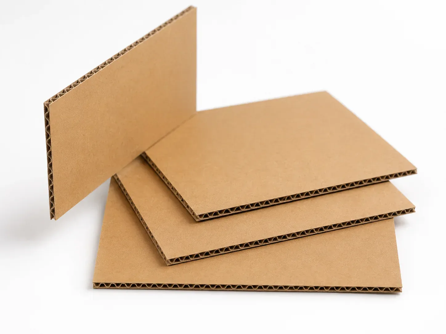 Kraft E-Flute Board paper packaging material sample