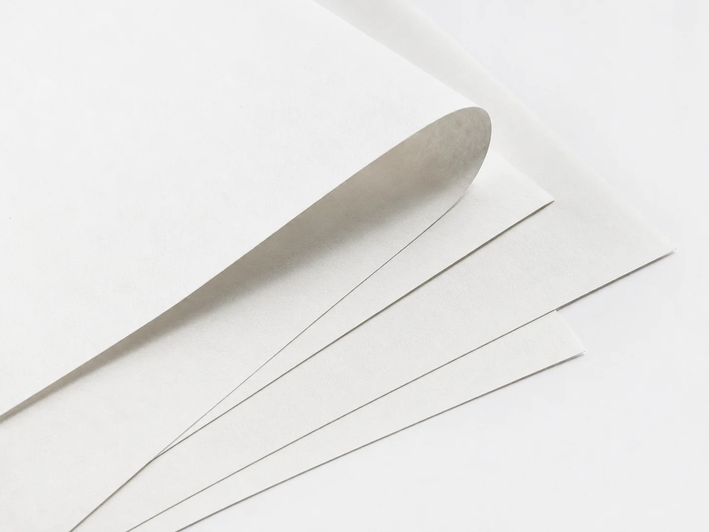 White Kraft Paper paper packaging material sample