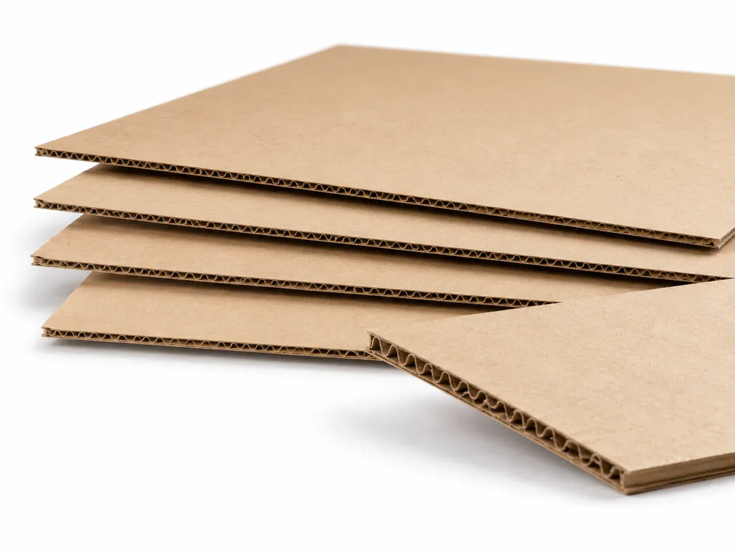 Micro-Flute Paperboard paper packaging material sample